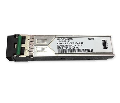 GLC-ZX-SMD Compatible 1000BASE-ZX SFP 1550nm 80km Module de récepteur SMF industriel DOM Duplex LC