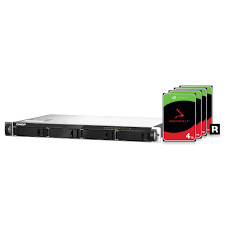 Qnap TS 435XeU 4u 4-Bay Nas Rack monté verticalement sur le mur Rack 4G à courte profondeur