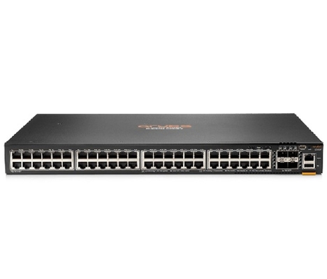 JL726A Série Aruba 6200F Commutateur 48G 4SFP + Ports monté sur support