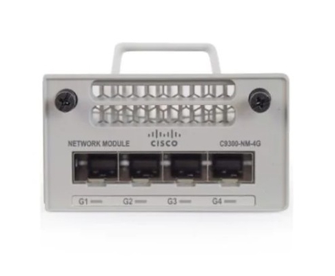 C9300 NM 4G Catalyst Modules et cartes de la série 9300 Catalyst 9300 Module réseau 4 x 1GE pour les ports de liaison ascendante des commutateurs de la série 9300 de Cisco Catalyst