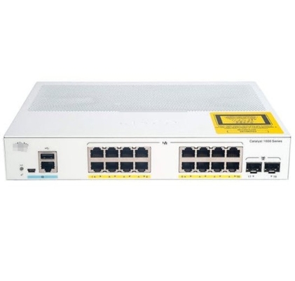 Cisco C1200-16T-2G - Commutateur Cisco 16x 10/100/1000 Ports 2x SFP Gigabit monté sur un rack