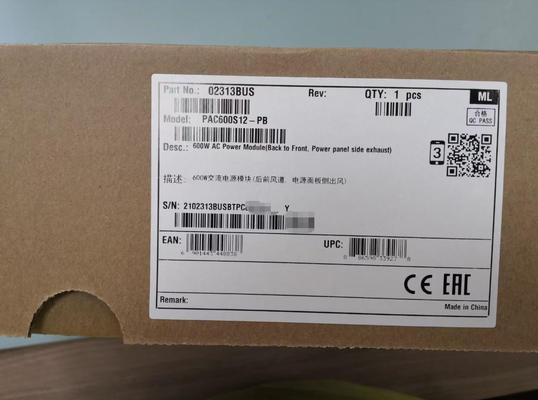 PAC600S12-PB   	
Module d'alimentation CA 600W (après le passage d'air frontal, sortie côté panneau d'alimentation)