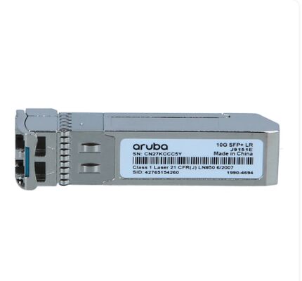 J9151E, émetteur-récepteur Aruba 10G SFP+, 10G SFP+ LC/10 km SMF/mode unique