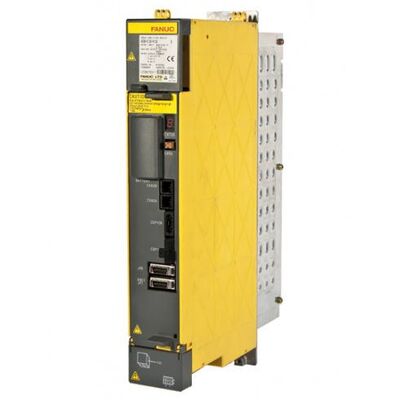 Module d'amplificateur d'asservissement FANUC A06B-6124-H104, entraînement CNC avec une puissance de 2,8 kW, un courant de 9,1 A et une sortie de 480 VAC