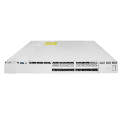 C9300X 12Y A est livré avec 12 ports de 25G/10G/1G SFP28 et des uplink modulaires