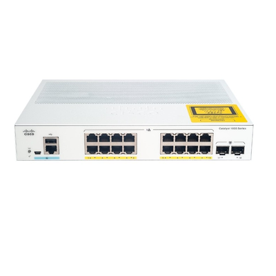 Cisco C1000-16T-2G-L Catalyst 1000 commutateur géré Ethernet Gigabit 16 ports avec 2 liaisons montantes Gigabit SFP | Commutateur de réseau d'entreprise