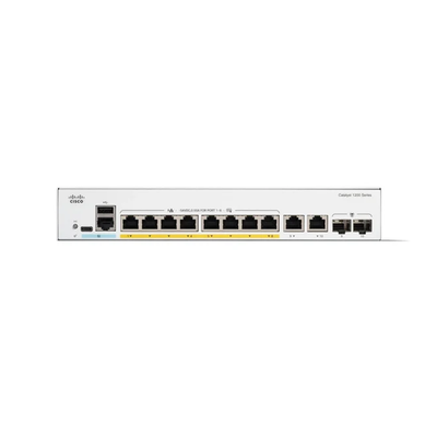 Cisco C1200-8FP-2G 8 ports Gigabit PoE + Smart Switch avec 2G Combo Uplinks