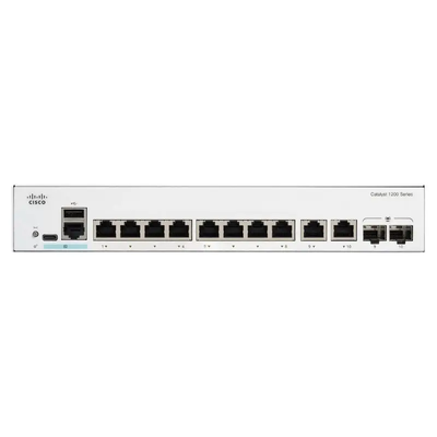 Cisco C1300-8FP-2G Catalyst 1300 commutateur Gigabit PoE+ 8 ports avec 2 liaisons montantes combinées GE