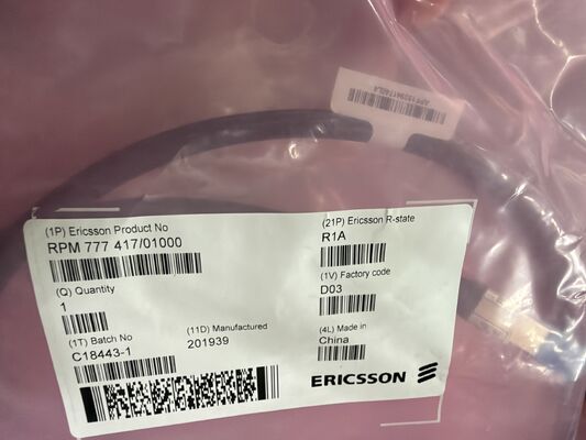 Câble de signal Ericsson RPM 777 417/01000 avec connecteur | Assemblage de câbles R1A
