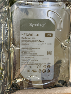 Synology Plus Series HAT3300-4T Disque dur interne NAS SATA III 4 To 3,5"